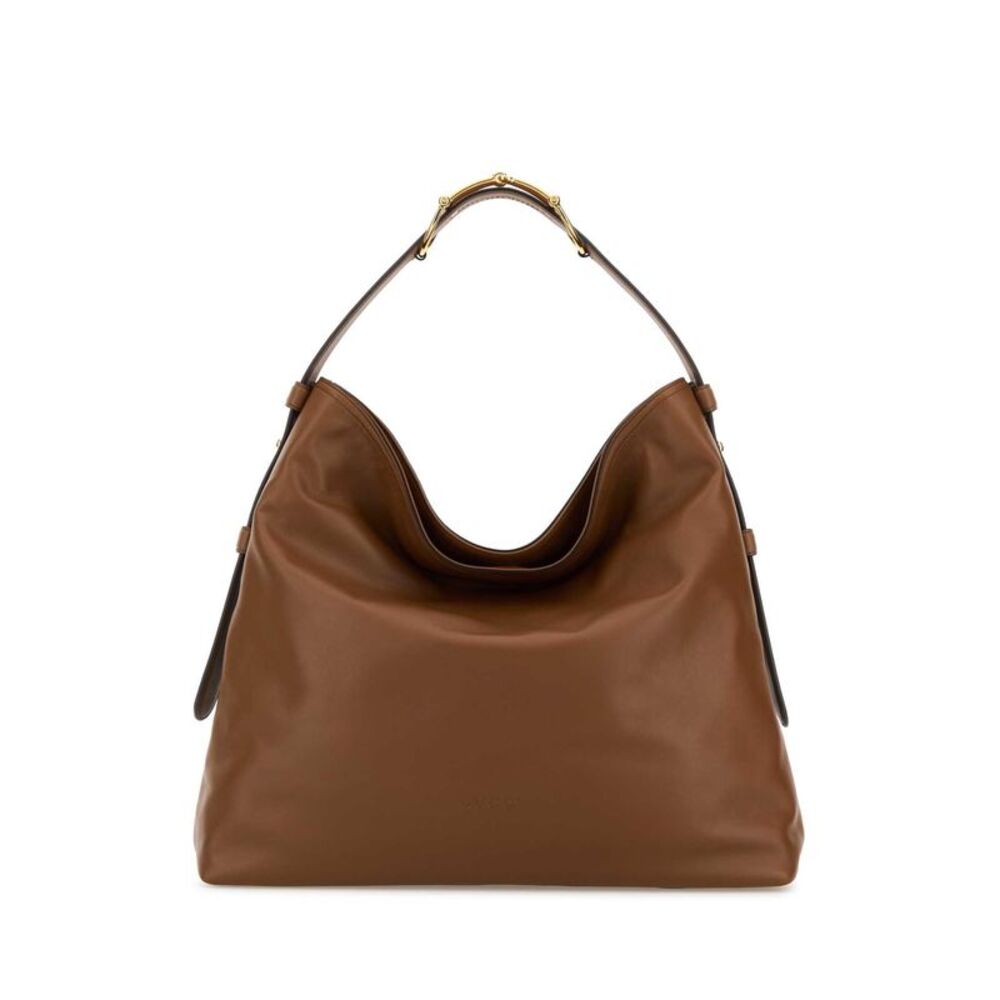 Gucci Women Caramel Leather Large Gucci Beatrix Shopping Bag